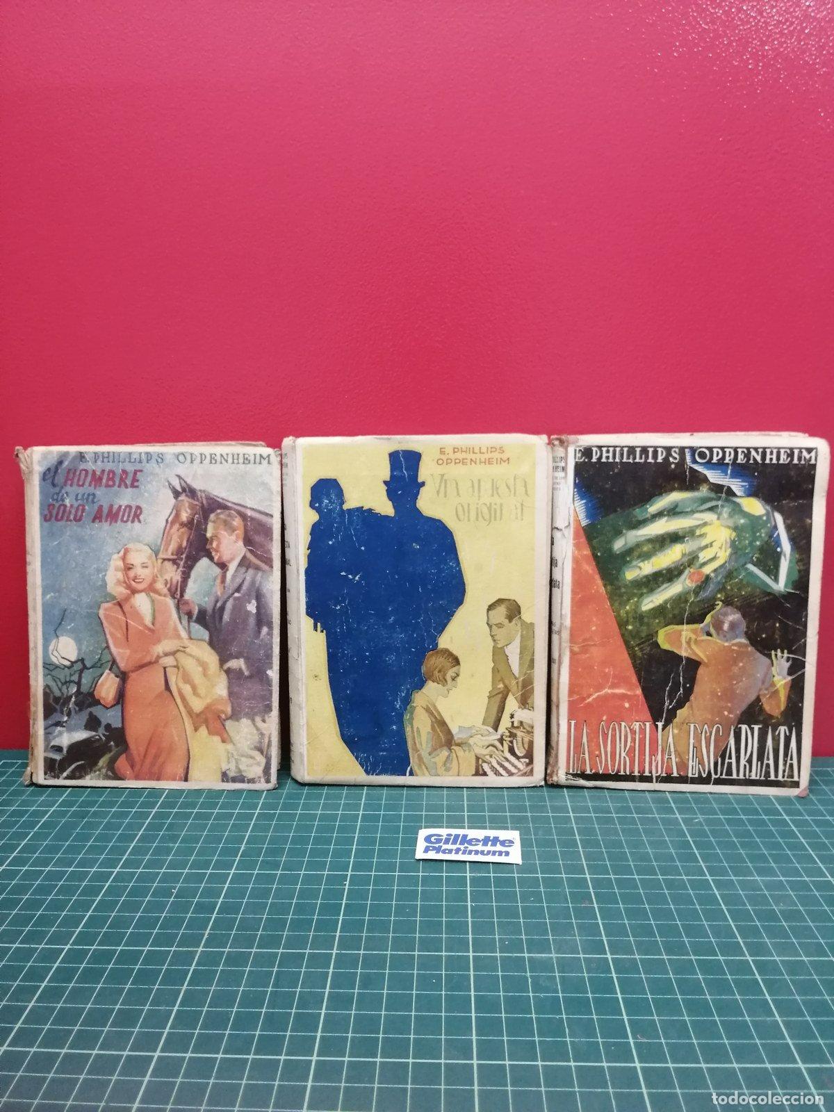 Libros de segunda mano: Lote 3 novelas - E. Phillips Oppenheim