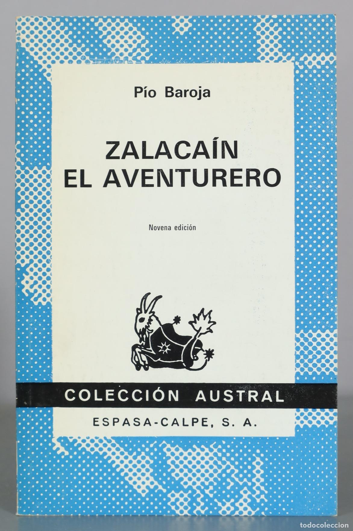 Libros de segunda mano: Zalaca&iacute;n el aventurero - P&iacute;o Baroja - Novena edici&oacute;n - Espasa-Calpe