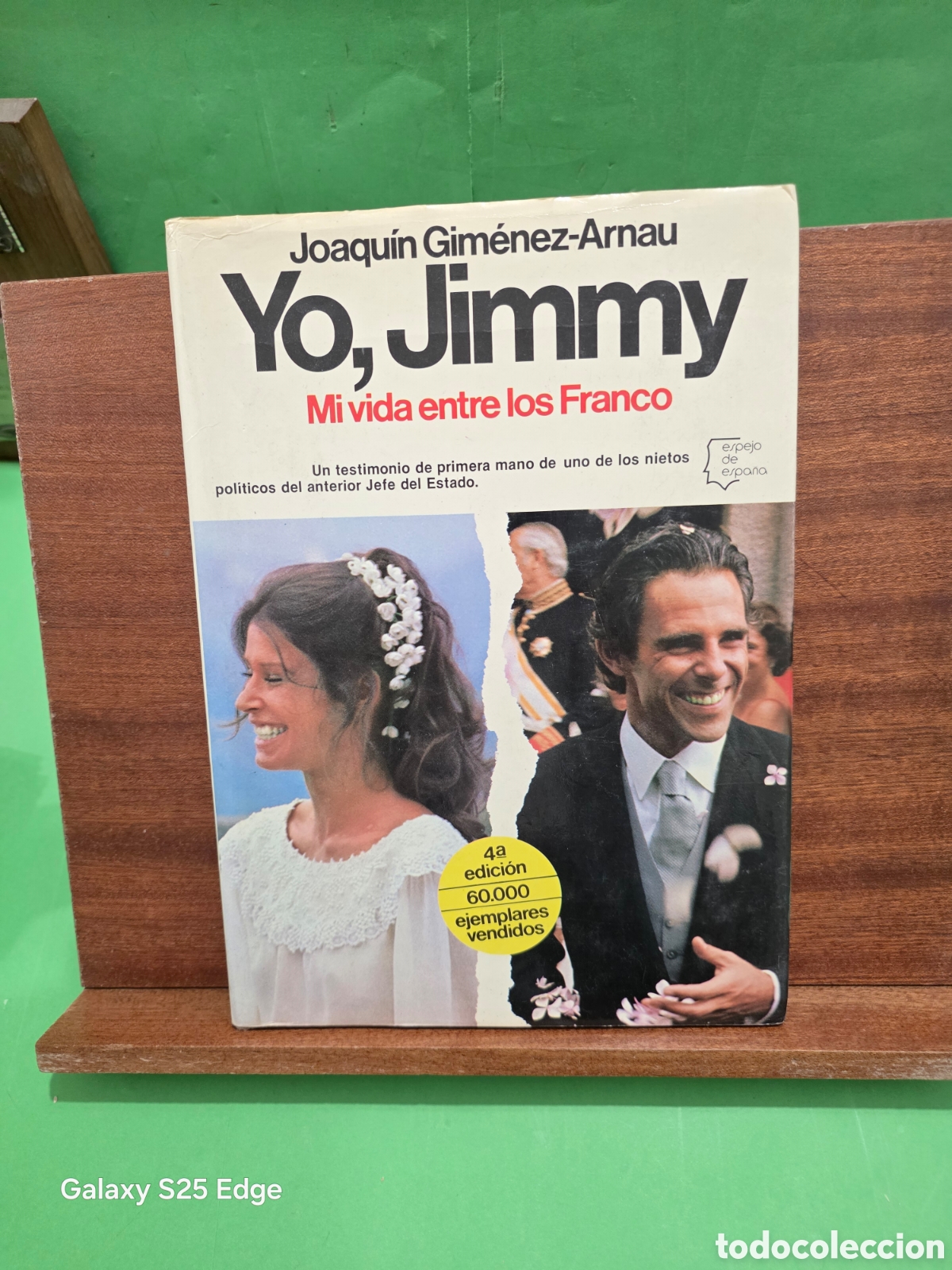 Libros de segunda mano: &rdquo;&rdquo;YO, JIMMY&rdquo;&rdquo;...MI VIDA ENTRE LOS FRANCO...PLANETA...1981...