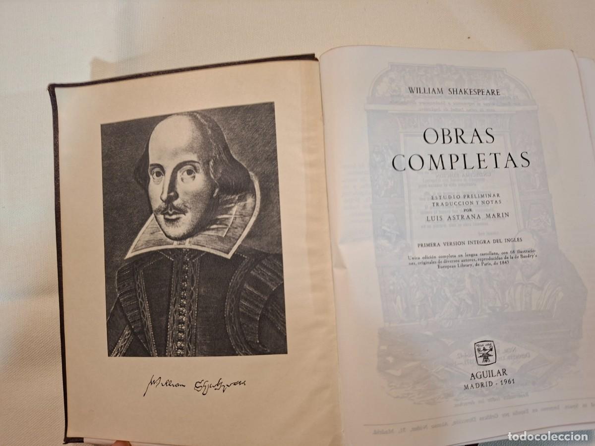 Libros de segunda mano: Obras Completas de William Shakespeare - Foto 5