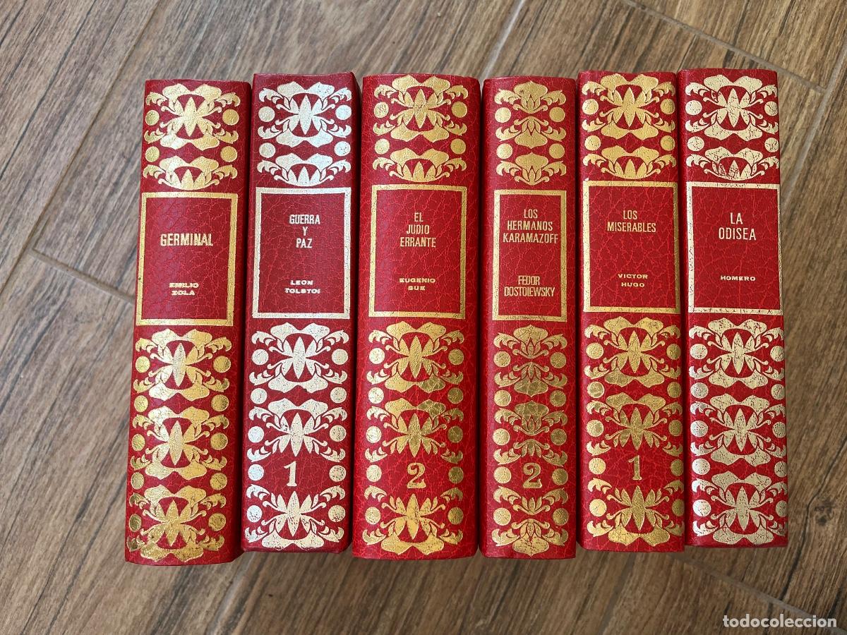 Libros de segunda mano: EDICIONES DALMAU SOCIAS EDITORS - 6 tomos CL&Aacute;SICOS UNIVERSALES - miserables - odisea - germinal