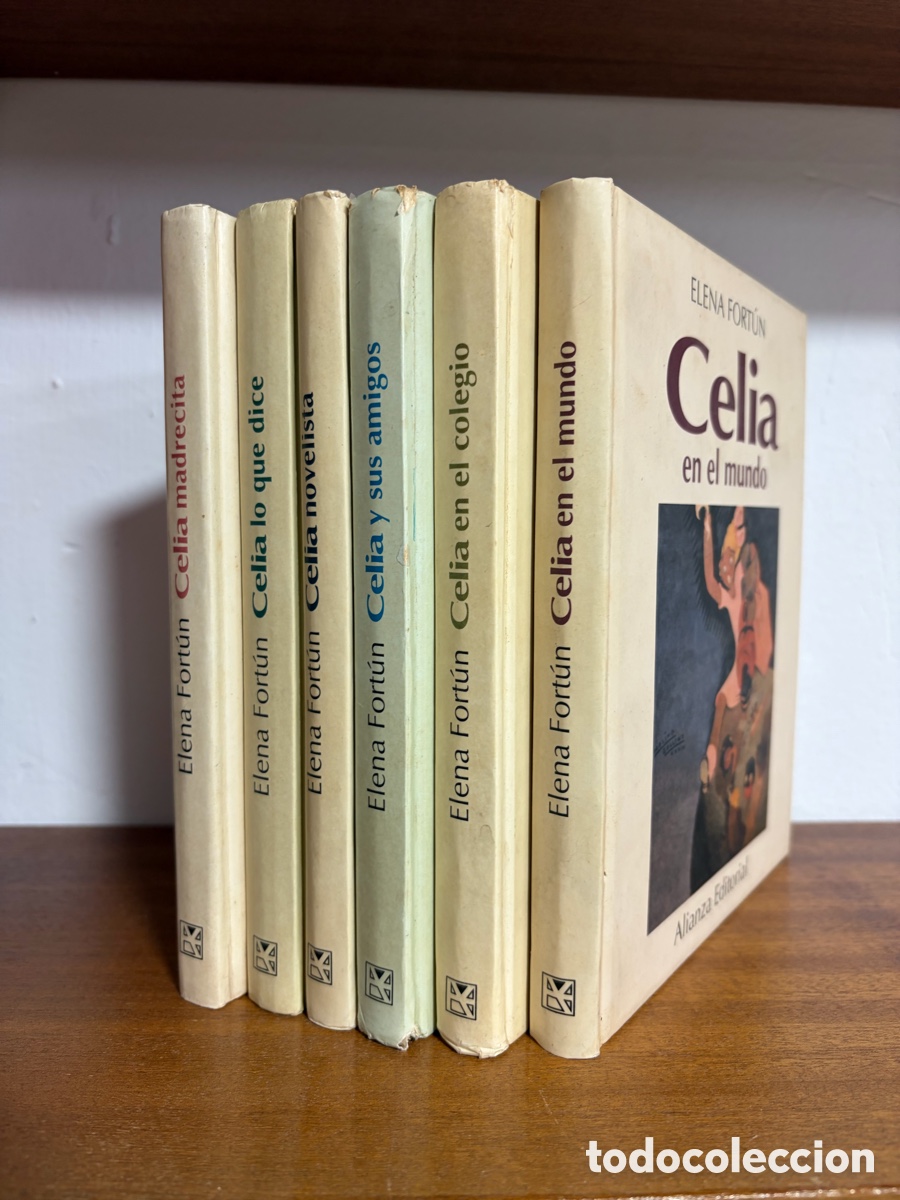 Libros de segunda mano: Lote libros Celia (Elena Fortun, Alianza). En el mundo, colegio, y sus amigos, novelista lo que dice