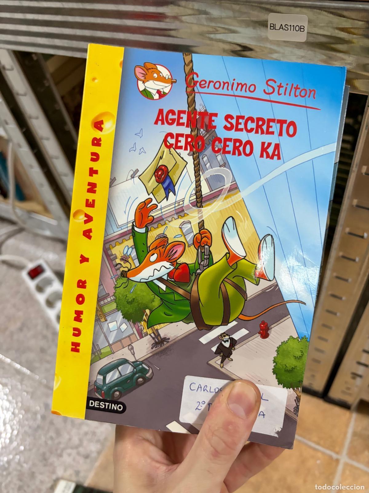 Libros de segunda mano: BLAS110B Humor y aventura: Agente secreto cero cero ka Geronimo Stilton Destino