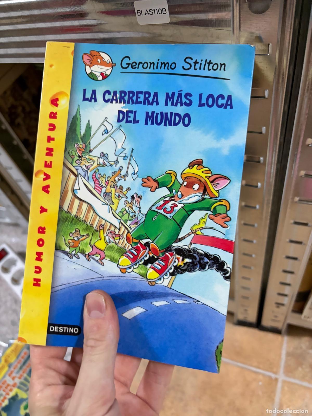 Libros de segunda mano: BLAS110B Humor y aventura: La carrera m&aacute;s loca del mundo Geronimo Stilton Destino
