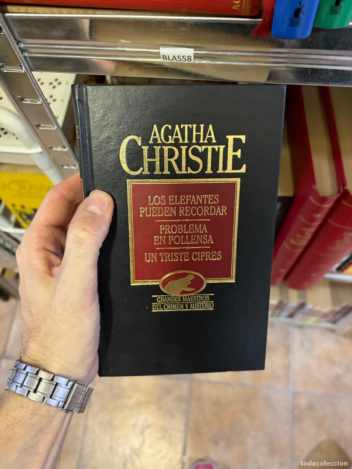 Libros de segunda mano: BLAS58 Los elefantes pueden recordar / Problema en Pollensa / Un triste cipr&eacute;s Agatha Christie
