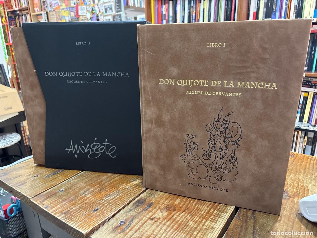 Libros de segunda mano: Cervantes. Don Quijote. Ilustrado por Mingote. + Una l&aacute;mina numerada y firmada por Mingote CERVANTES