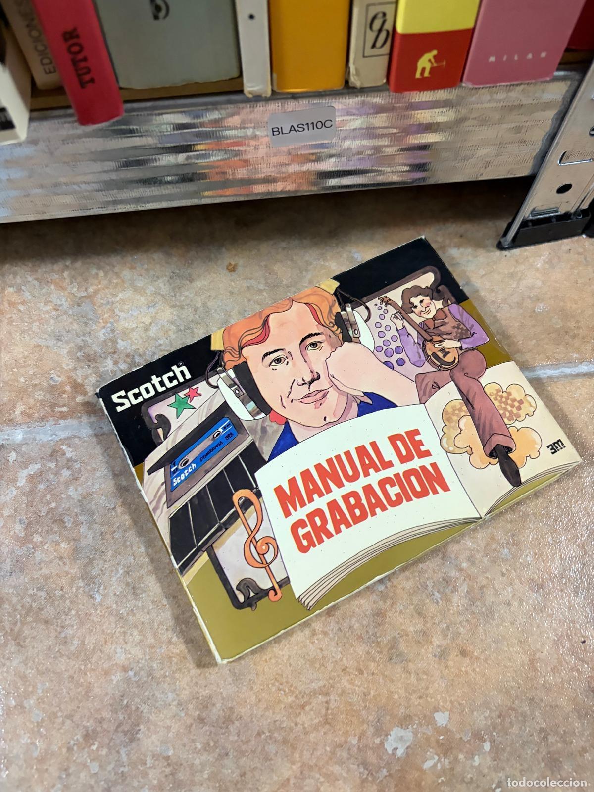Gebrauchte B&uuml;cher: BLAS110C Manual de grabaci&oacute;n Scotch