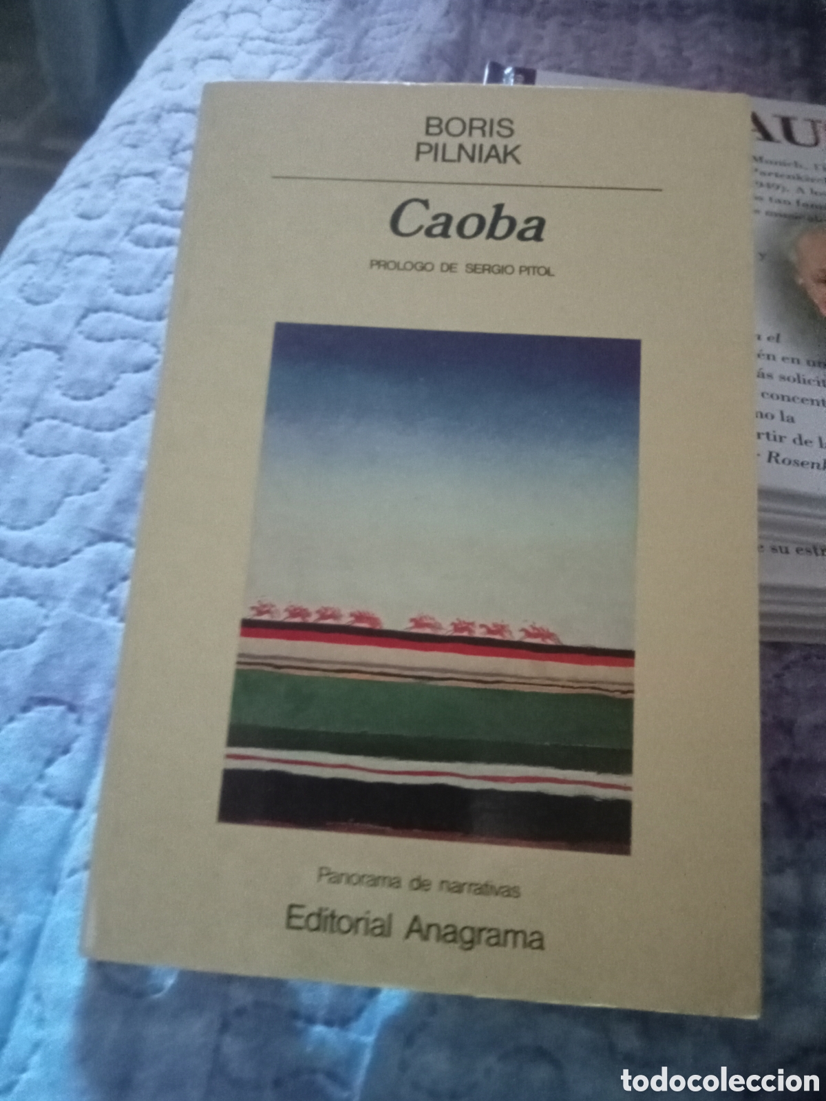 Libros de segunda mano: Boris Pilniak. Caoba. Anagrama 1987