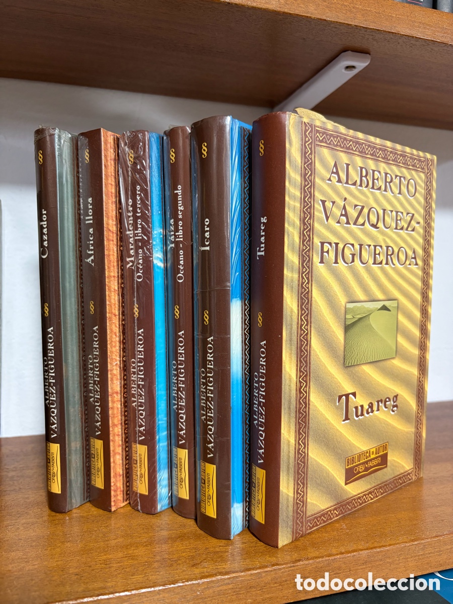 Libros de segunda mano: Lote de libros Alberto V&aacute;zquez Figueroa tuareg &Iacute;caro &Aacute;frica llora cazador Yaiza maradentro