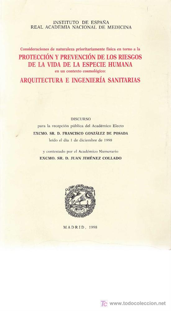 Libros de segunda mano: Medicina preventiva  y Salud p&uacute;blica / Discurso del acad&eacute;mico Francisco Gonz&aacute;lez de Quesada -1998