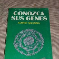 Libros de segunda mano: CONOZCA SUS GENES, POR AUBREY MILUNSKY - TROQUEL - ARGENTINA - 1982 - EN CASTELLANO