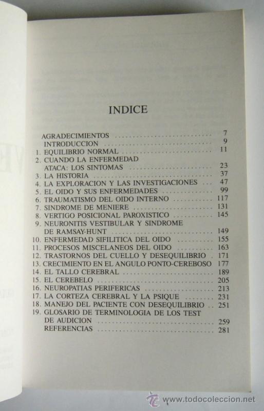 Libros de segunda mano: VERTIGO - GUIA DE LOS TRASTORNOS DEL EQUILIBRIO - TONY WRIGHT - Foto 3