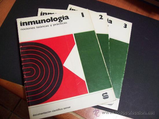 Libros de segunda mano: INMUNOLOG&Iacute;A - DOCUMENTACI&Oacute;N CIENT&Iacute;FICA SEMAR - BARCELONA - Foto 1