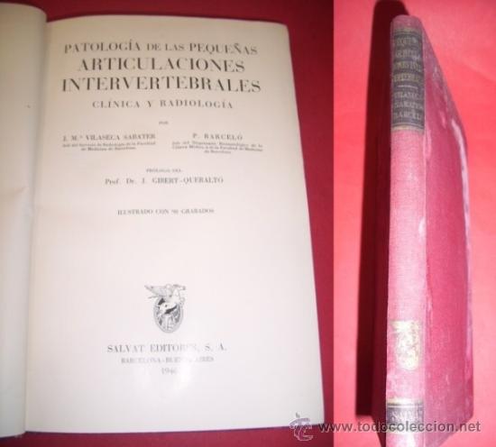 Libri di seconda mano: VILASECA SABATER, J. M&ordf;. Patolog&iacute;a de las peque&ntilde;as articulaciones invertebrales : cl&iacute;nica y...