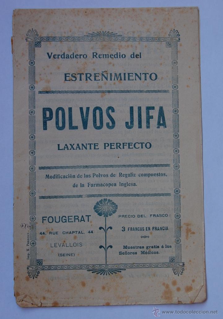 Libri di seconda mano: FOLLETO PUBLICIDAD FARMACIA POLVOS JIFA MEDICINA