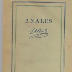 Libros de segunda mano: ANALES- E.MERCK- AÑO 1943. Lote 44723862
