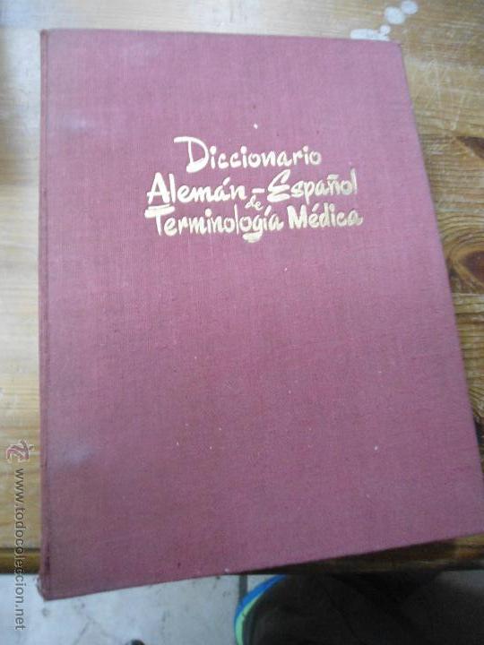 Libri di seconda mano: Libro Diccionario Aleman-Espa&ntilde;ol Terminolog&iacute;a M&eacute;dica L-8382