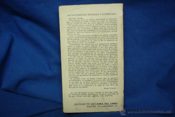 Libros de segunda mano: EL LIBRO DE LA JOVEN - DOCTOR CARNOT - STUDIUM EDICIONES 1970 - Foto 2