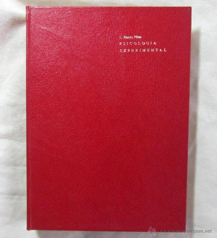 Libros de segunda mano: Psicolog&iacute;a Experimental Luis Blanco P&eacute;rez 1970 - Foto 1