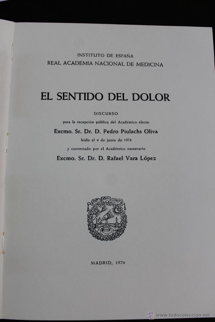 Libros de segunda mano: L- 1922. EL SENTIDO DEL DOLOR. 1974. - Foto 2