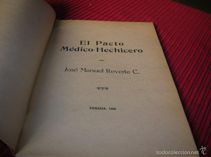 Libros de segunda mano: Libro El pacto.M&eacute;dico - Hechicero.Panam&aacute; ,1966 - Foto 2