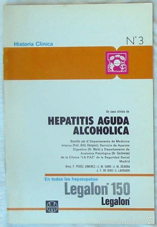 Gebrauchte B&uuml;cher: UN CASO CL&Iacute;NICO DE HEPATITIS AGUDA ALCOHOLICA - MADAUS CERAFARM S. A. - VER INDICE