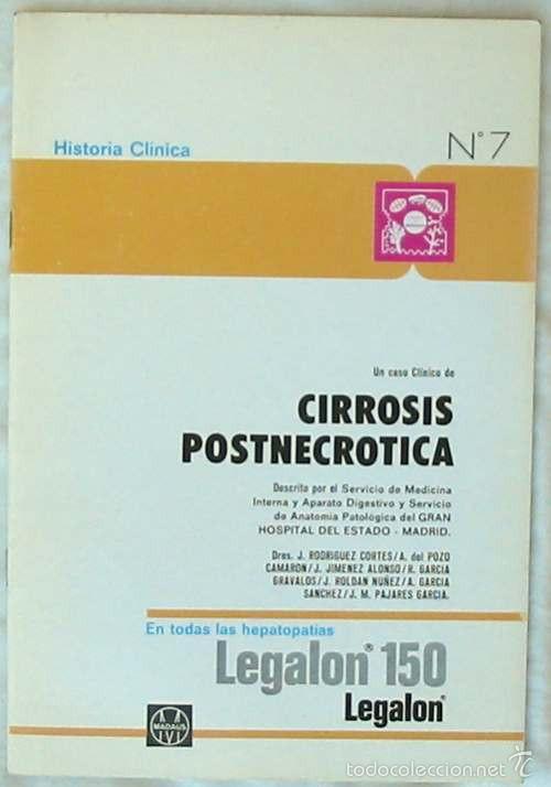 Gebrauchte B&uuml;cher: UN CASO CL&Iacute;NICO DE CIRROSIS POSTNECROTICA - MADAUS CERAFARM S. A. - VER INDICE