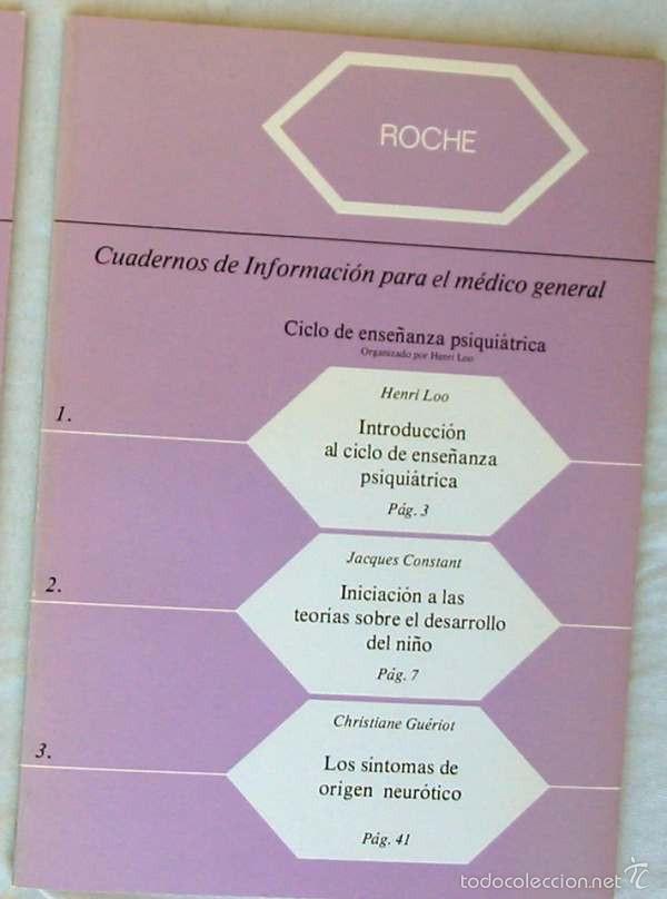 Libros de segunda mano: CICLO DE ENSE&Ntilde;ANZA PSIQUI&Aacute;TRICA - CUADERNOS DE INFORMACI&Oacute;N PARA EL M&Eacute;DICO GENERAL - VER DESCRIPCI&Oacute;N