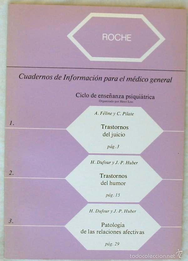 Libros de segunda mano: CICLO DE ENSE&Ntilde;ANZA PSIQUI&Aacute;TRICA - CUADERNOS DE INFORMACI&Oacute;N PARA EL M&Eacute;DICO GENERAL - VER DESCRIPCI&Oacute;N
