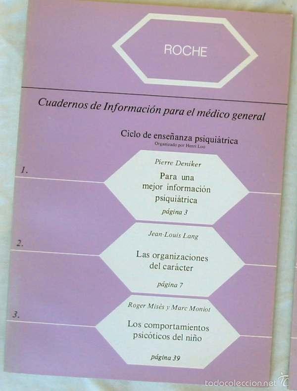 Libros de segunda mano: CICLO DE ENSE&Ntilde;ANZA PSIQUI&Aacute;TRICA - CUADERNOS DE INFORMACI&Oacute;N PARA EL M&Eacute;DICO GENERAL - VER DESCRIPCI&Oacute;N