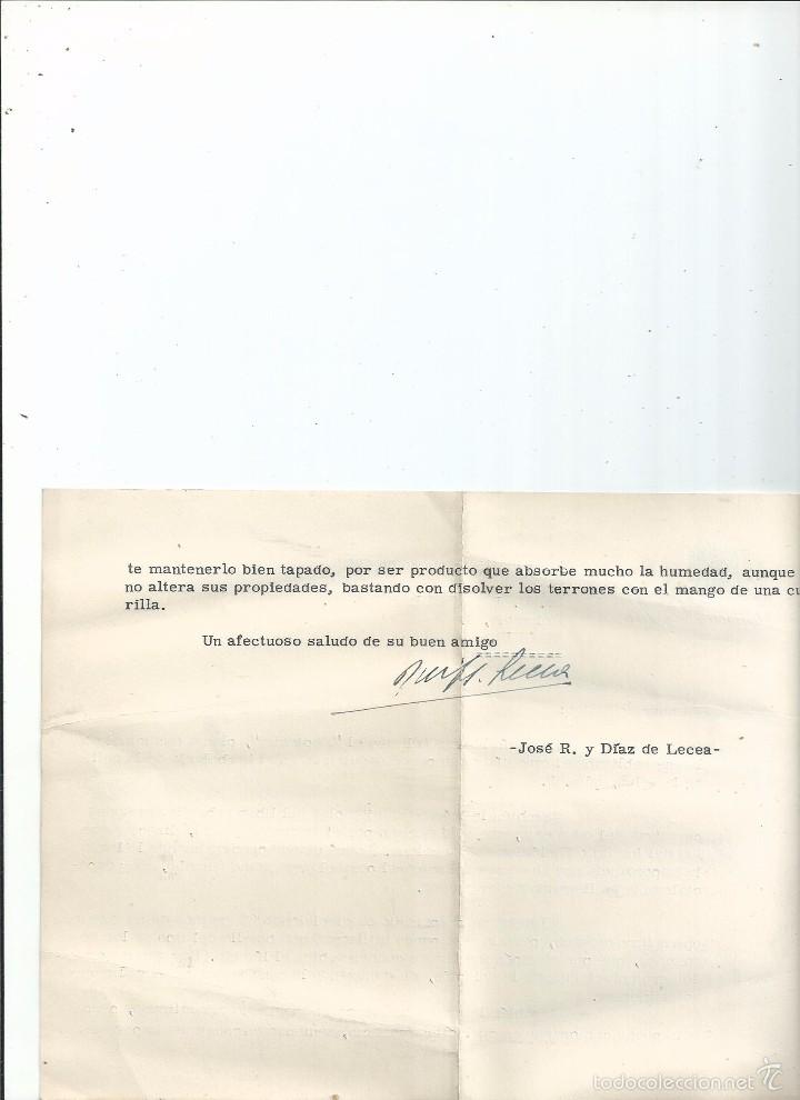 Libros de segunda mano: 1958 - HOMEOPAT&Iacute;A - CARTA DEL MINISTRO DEL AIRE D. JOS&Eacute; RODR&Iacute;GUEZ D&Iacute;AZ DE LECEA
