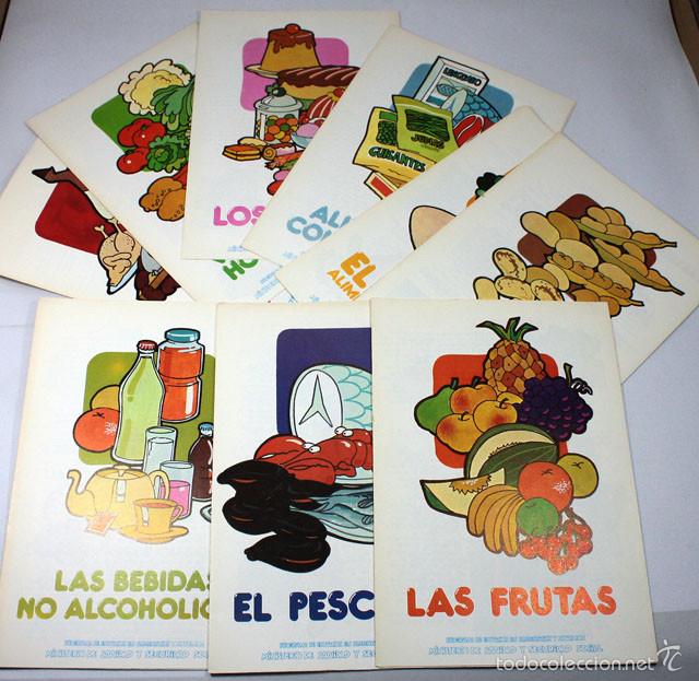 Gebrauchte B&uuml;cher: 9 FOLLETOS TRIPTICOS DEL MINISTERIO DE SANIDAD SEGURIDAD SOCIAL SOBRE ALIMENTACION, VER DESCRIPCION
