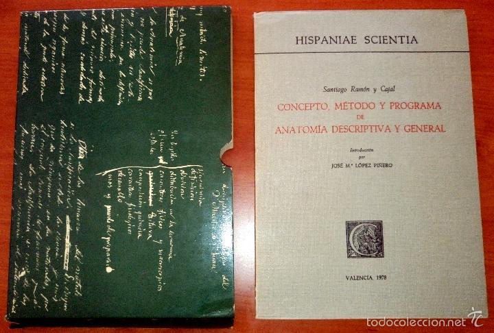 Libros de segunda mano: CAJAL CONCEPTO, M&Eacute;TODO Y PROGRAMA DE ANATOM&Iacute;A DESCRIPTIVA Y GENERAL  VALENCIA 1978 FACS&Iacute;MIL - Foto 1