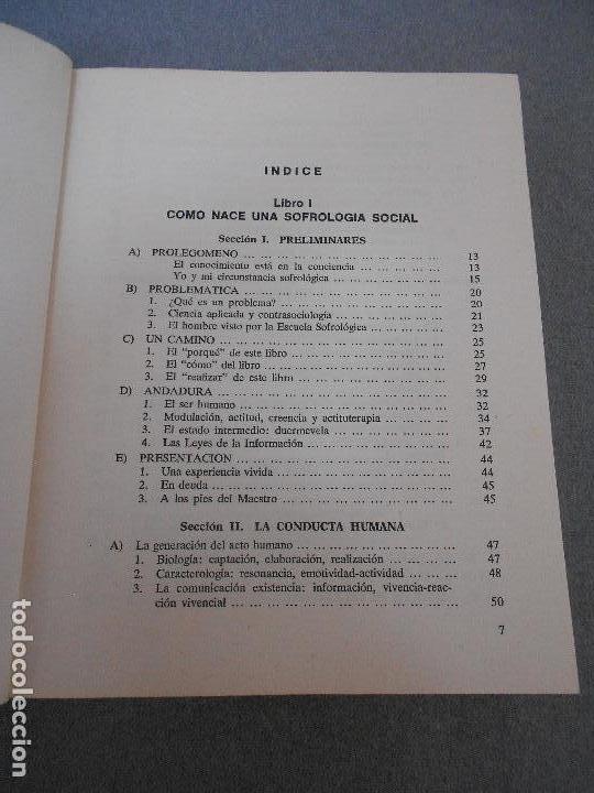 Libros de segunda mano: SOFROLOGIA SOCIAL - Foto 2