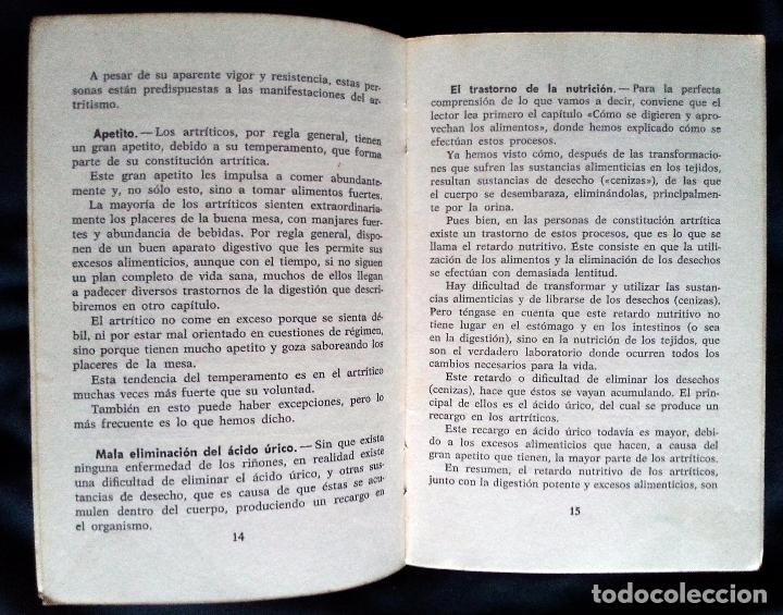 Libros de segunda mano: ARTRITISMO - DR.VANDER - SINTES 1977 - Foto 3