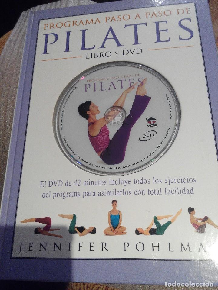 Libros de segunda mano: PILATES - PROGRAMA PASO A PASO LIBRO Y DVD - Foto 1
