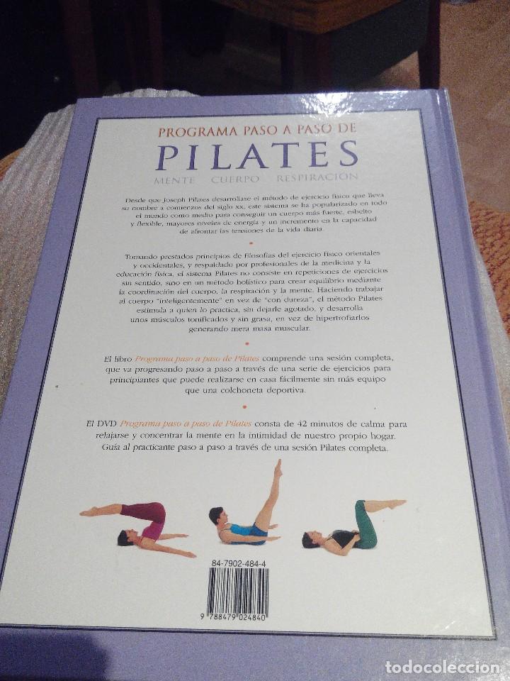 Libros de segunda mano: PILATES - PROGRAMA PASO A PASO LIBRO Y DVD - Foto 2