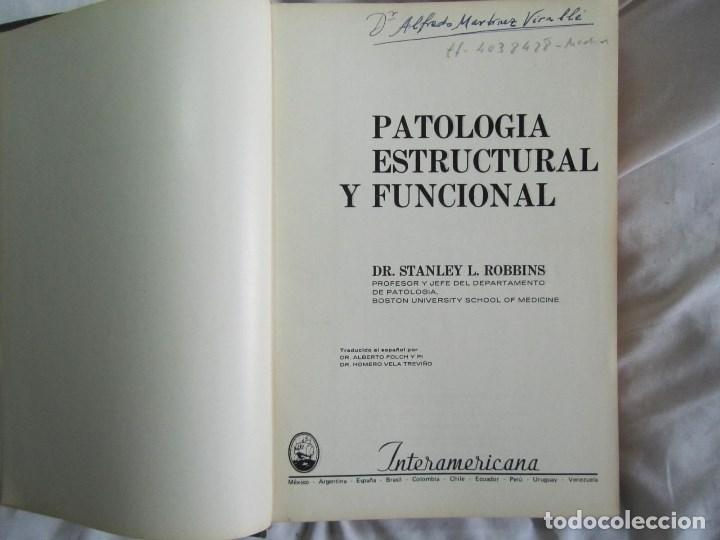 Libros de segunda mano: Patolog&iacute;a estructural y funcional Robbins 1975 - Foto 7