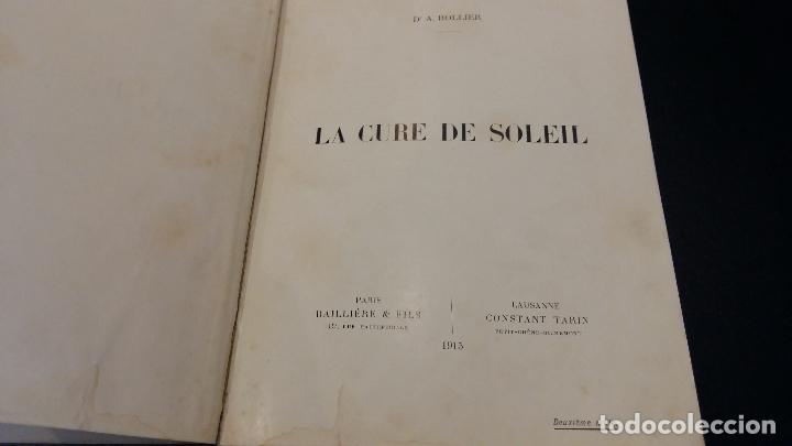 Libros de segunda mano: La cure de soleil / A. Rollier / 1915 - Foto 2