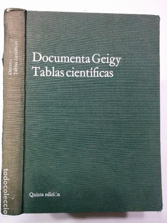 Libros de segunda mano: TABLAS CIENT&Iacute;FICAS 1979 DOCUMENTA GEIGY QUINTA EDICI&Oacute;N - Foto 1
