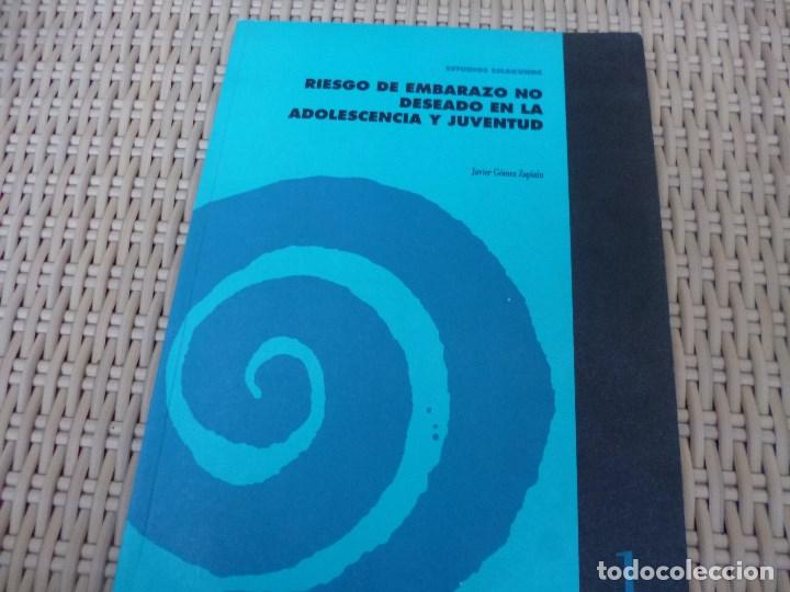 Second hand books: Riesgo de embarazo no deseado en la adolescencia y juventud Javier Gomez Zapiain Emakunde 1993