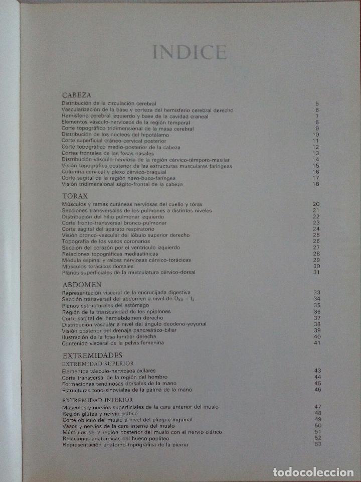 Libros de segunda mano: L&Aacute;MINAS DE ANATOM&Iacute;A - LABORATORIOS ALMIRALL  1975 - Foto 4