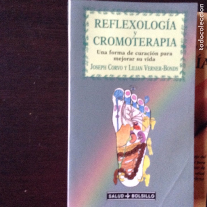 Libros de segunda mano: Reflexolog&iacute;a y cromoterapia. Joseph Corvo - Foto 1