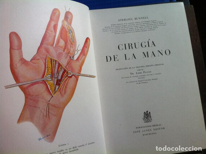 Libros de segunda mano: Bunnell. Cirug&iacute;a de la mano. 1951 - Foto 3
