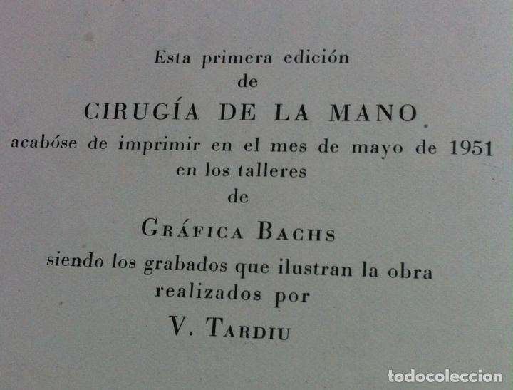 Libros de segunda mano: Bunnell. Cirug&iacute;a de la mano. 1951 - Foto 4