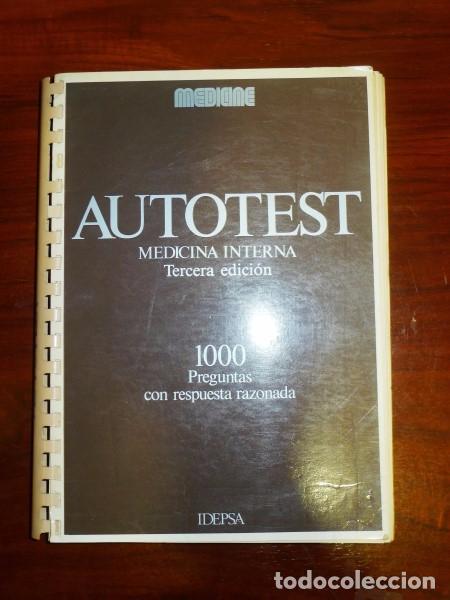 Second hand books: AUTOTEST : Medicina interna / autores de las respuestas razonadas, A. Cruz Jentoft, M. Carpena Ruiz.