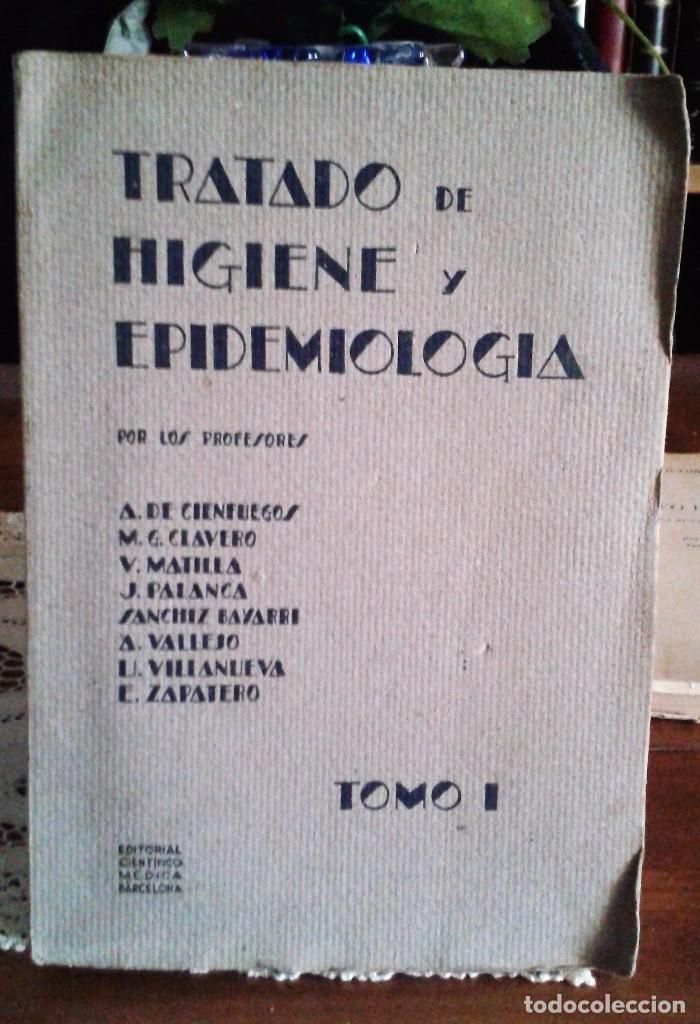 Livres d'occasion: TRATADO DE HIGIENE Y EPIDEMIOLOG&Iacute;A TOMO I  ED. CIENTIFICO M&Eacute;DICA 1941