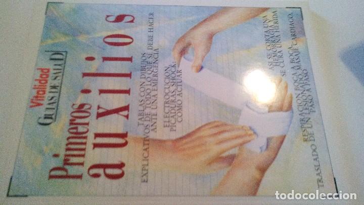 Second hand books: PRIMEROS AUXILIOS-VITALIDAD-GUIAS DE SALUD