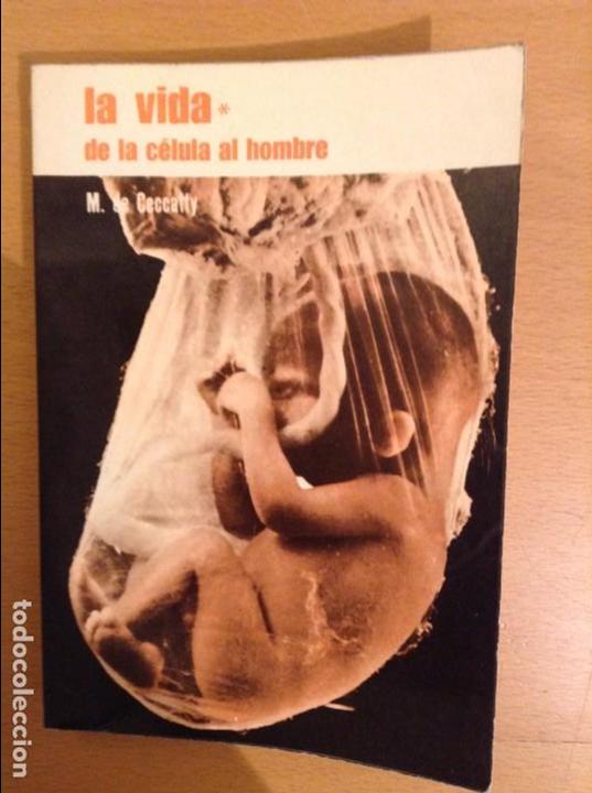 Libros de segunda mano: LA VIDA. DE LA CELULA AL HOMBRE (MAX DE CECCATTY) - Foto 1