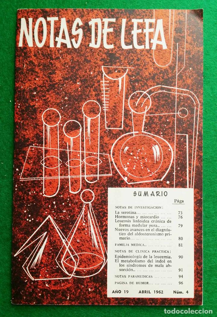 Libros de segunda mano: NOTASS DE LEFA, N&ordm; 4 DE 1962 - Foto 1